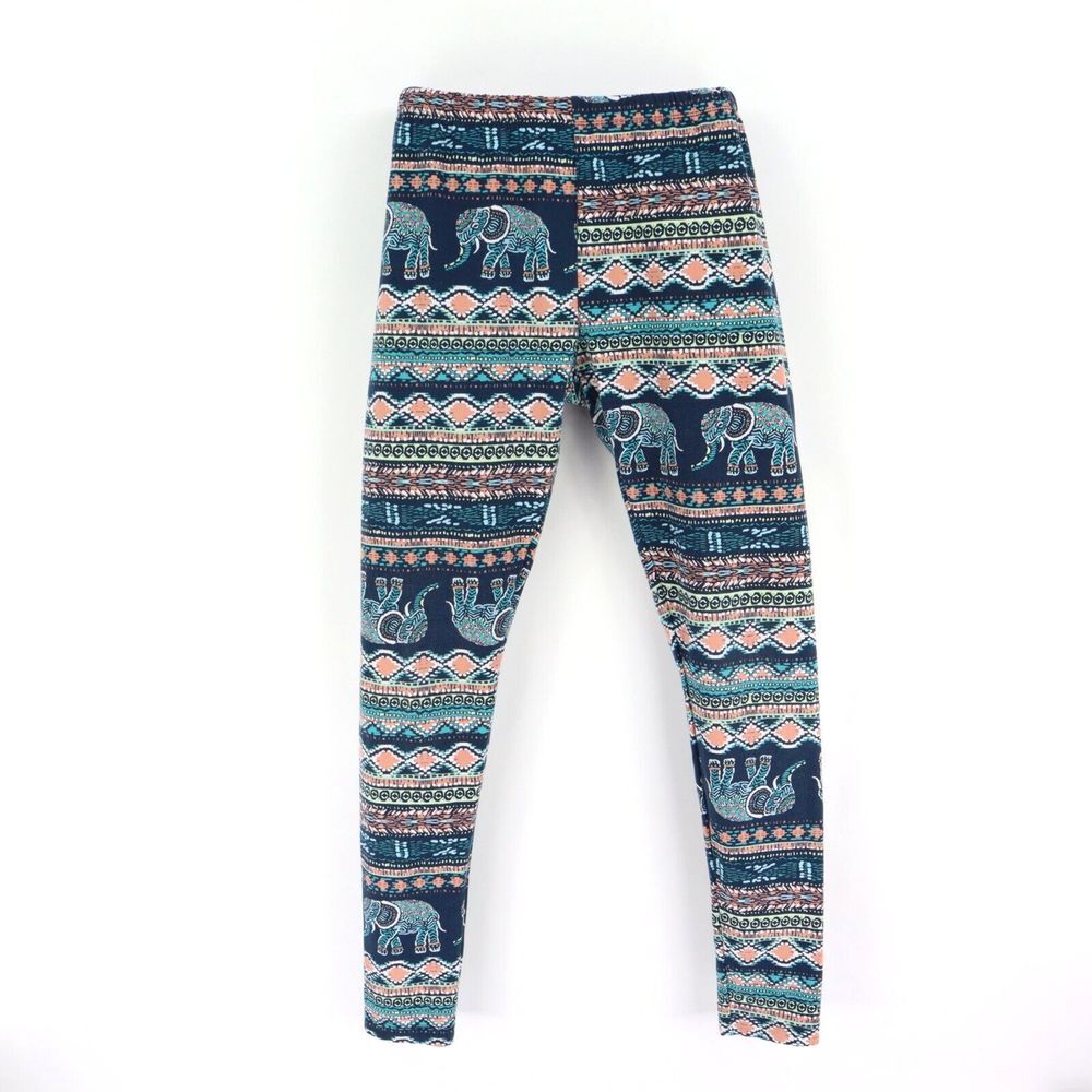 NOBO No Boundaries Leggings Girls M‎ Multicolor Bohemian Elastic Waist Stretch